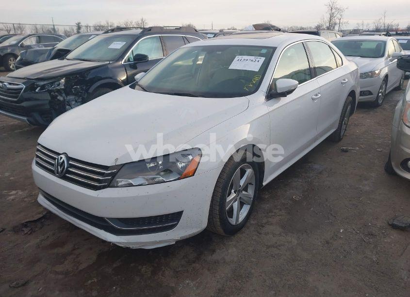 Photo 2 of 2012 Volkswagen Passat 2.5L SE (VIN 1VWBH7A32CC033987)