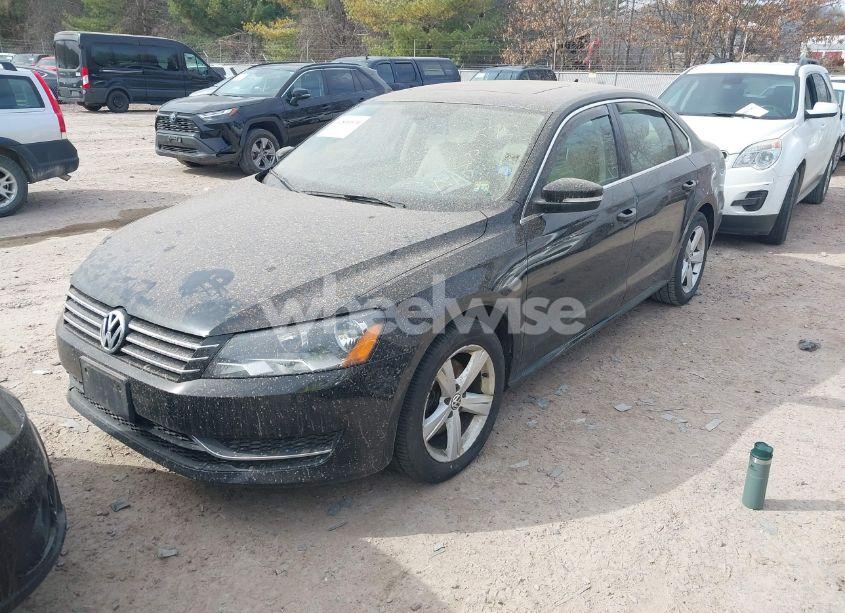 Photo 2 of 2012 Volkswagen Passat 2.5L SE (VIN 1VWBH7A32CC075642)