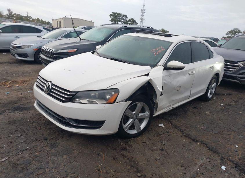 Photo 2 of 2012 Volkswagen Passat 2.5L SE (VIN 1VWBH7A34CC096945)