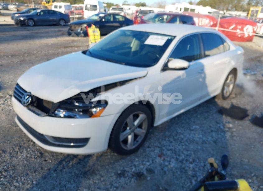 Photo 2 of 2012 Volkswagen Passat 2.5L SE (VIN 1VWBH7A35CC062013)