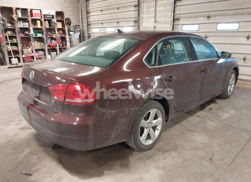 Photo 4 of 2012 Volkswagen Passat 2.5L SE (VIN 1VWBH7A35CC075103)