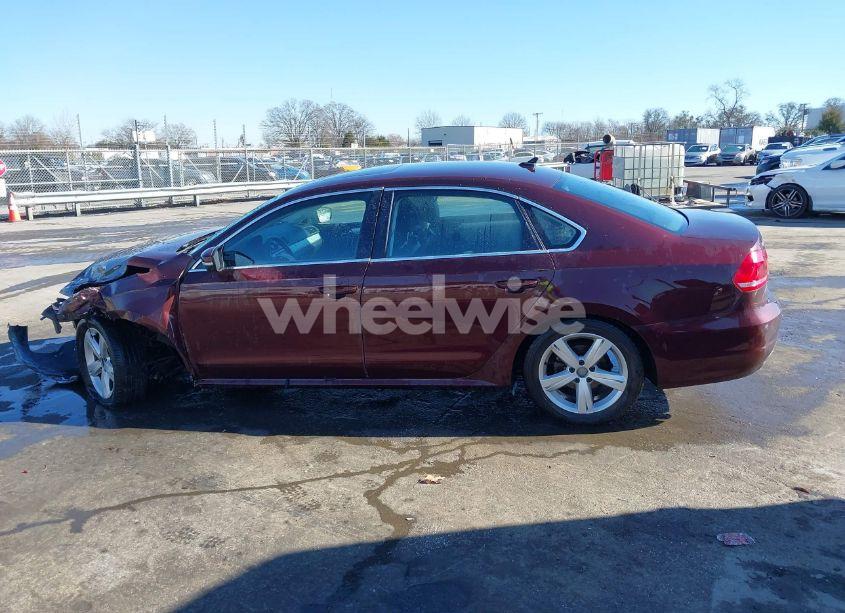 Photo 14 of 2013 Volkswagen Passat 2.5L SE (VIN 1VWBH7A35DC020085)