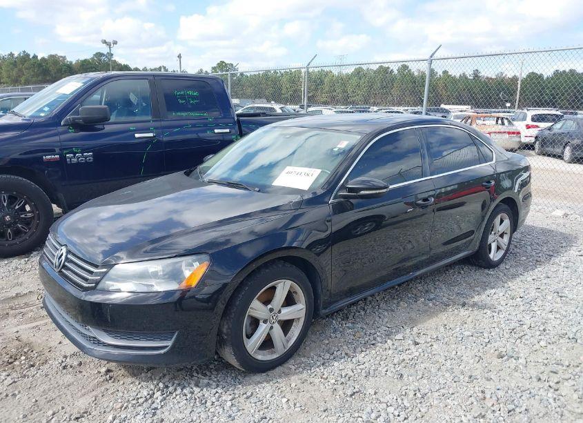 Photo 2 of 2012 Volkswagen Passat 2.5L SE (VIN 1VWBH7A36CC066622)