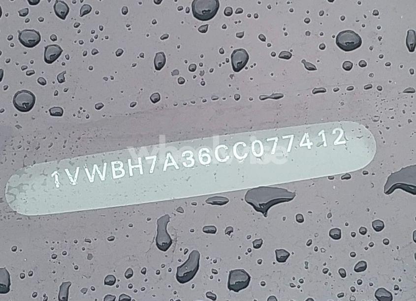 Photo 9 of 2012 Volkswagen Passat 2.5L SE (VIN 1VWBH7A36CC077412)