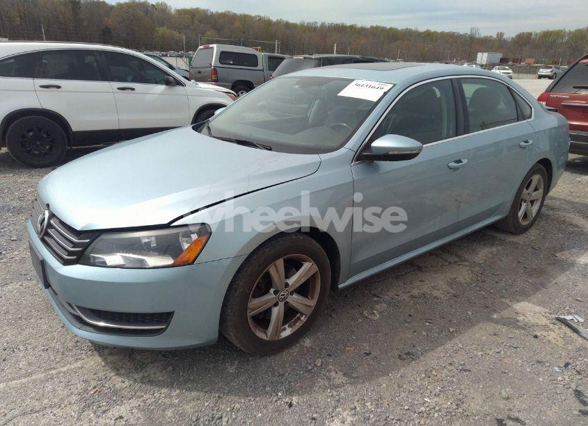 Photo 2 of 2012 Volkswagen Passat 2.5L SE (VIN 1VWBH7A38CC032679)