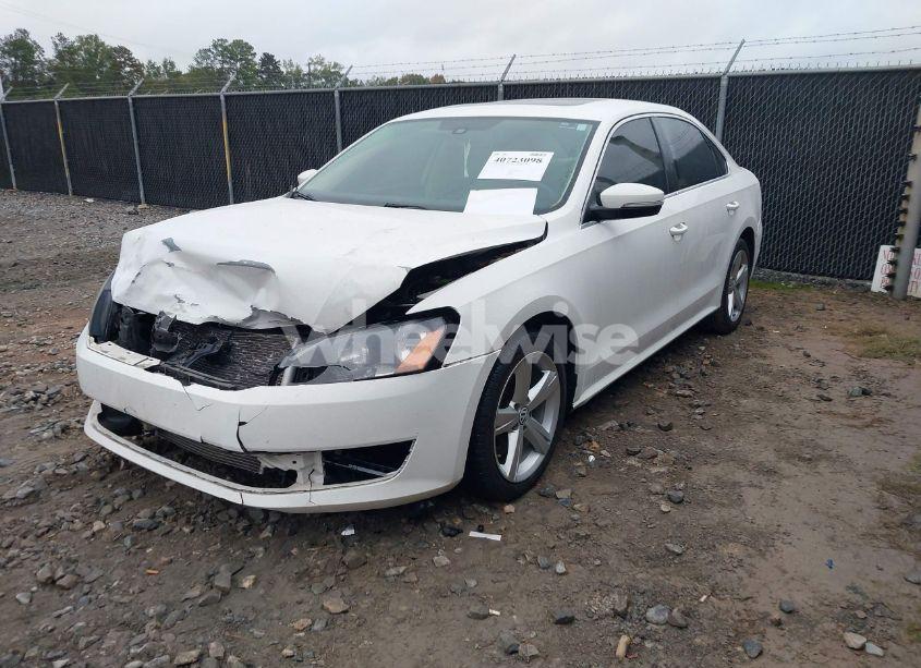 Photo 2 of 2013 Volkswagen Passat 2.5L SE (VIN 1VWBH7A38DC134145)