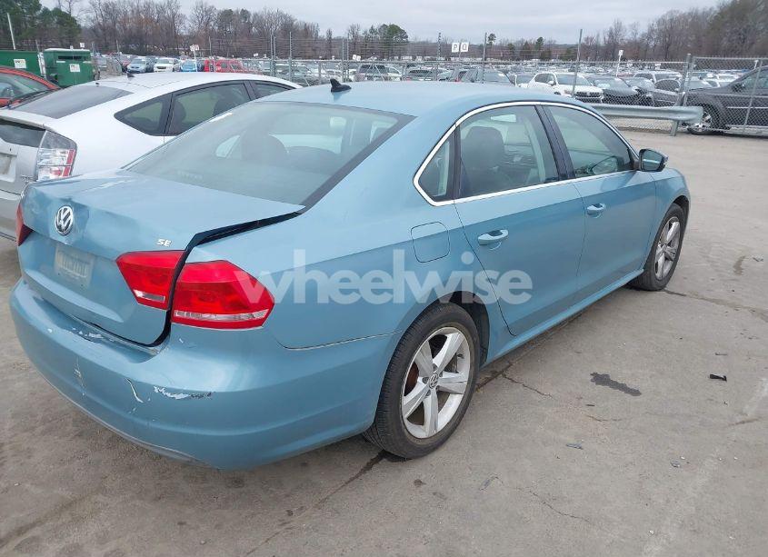 Photo 4 of 2013 Volkswagen Passat 2.5L SE (VIN 1VWBH7A3XDC083442)