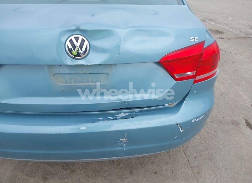 Photo 6 of 2013 Volkswagen Passat 2.5L SE (VIN 1VWBH7A3XDC083442)