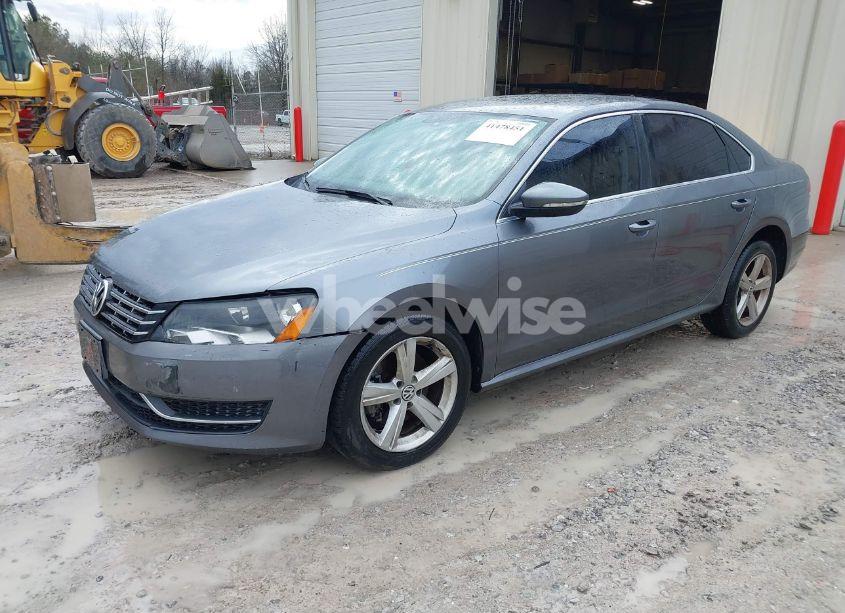 Photo 2 of 2012 Volkswagen Passat 2.0L TDI SE (VIN 1VWBN7A32CC090053)