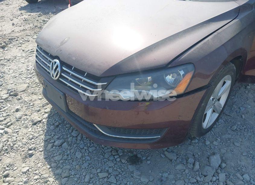 Photo 6 of 2013 Volkswagen Passat 2.0L TDI SE (VIN 1VWBN7A32DC096629)