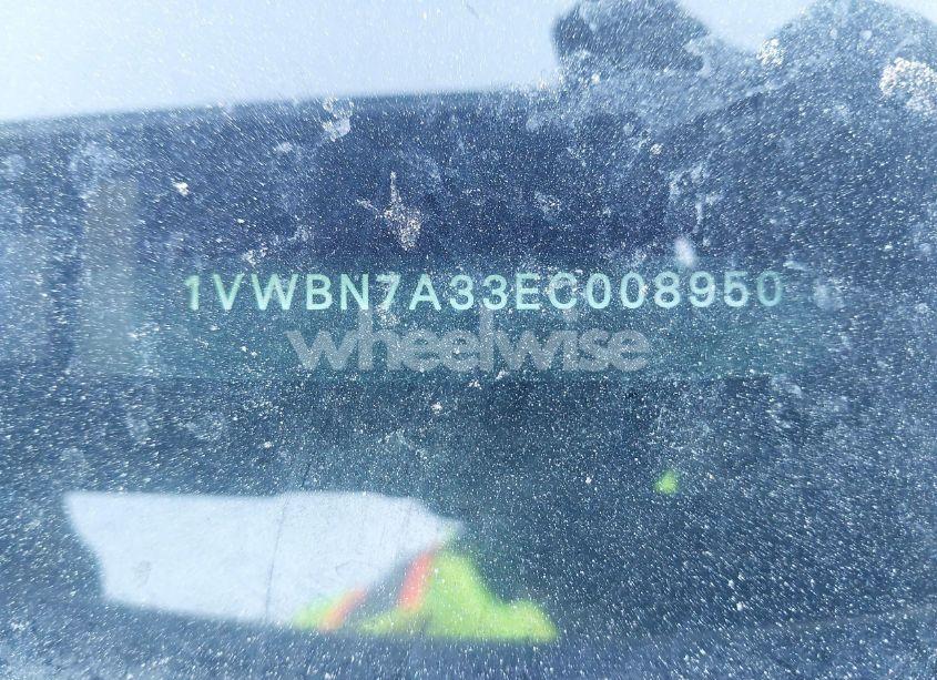 Photo 9 of 2014 Volkswagen Passat 2.0L TDI SE (VIN 1VWBN7A33EC008950)