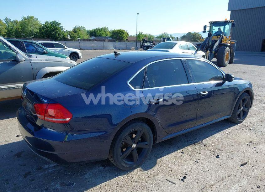Photo 4 of 2013 Volkswagen Passat 2.0L TDI SE (VIN 1VWBN7A39DC129965)