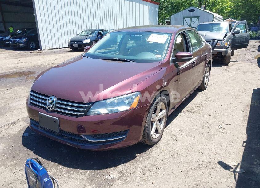Photo 2 of 2012 Volkswagen Passat 2.5L SE (VIN 1VWBP7A30CC107216)