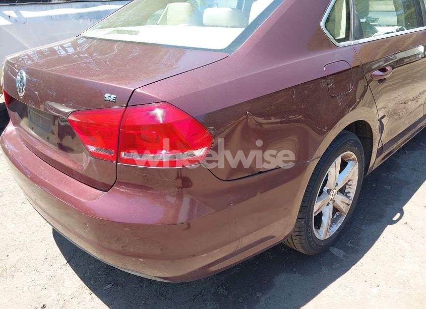 Photo 6 of 2012 Volkswagen Passat 2.5L SE (VIN 1VWBP7A30CC107216)