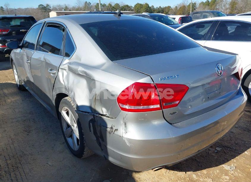 Photo 3 of 2012 Volkswagen Passat 2.5L SE (VIN 1VWBP7A31CC024362)