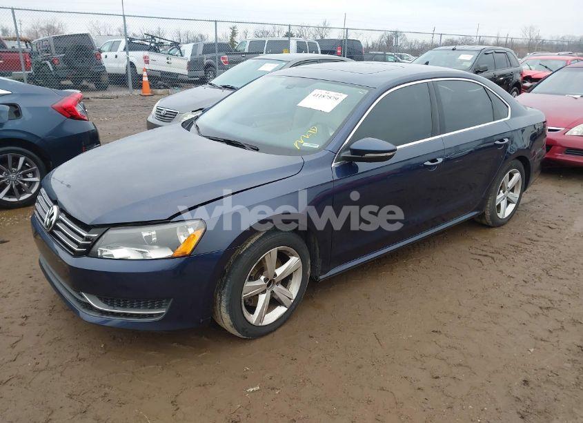 Photo 2 of 2012 Volkswagen Passat 2.5L SE (VIN 1VWBP7A31CC045552)