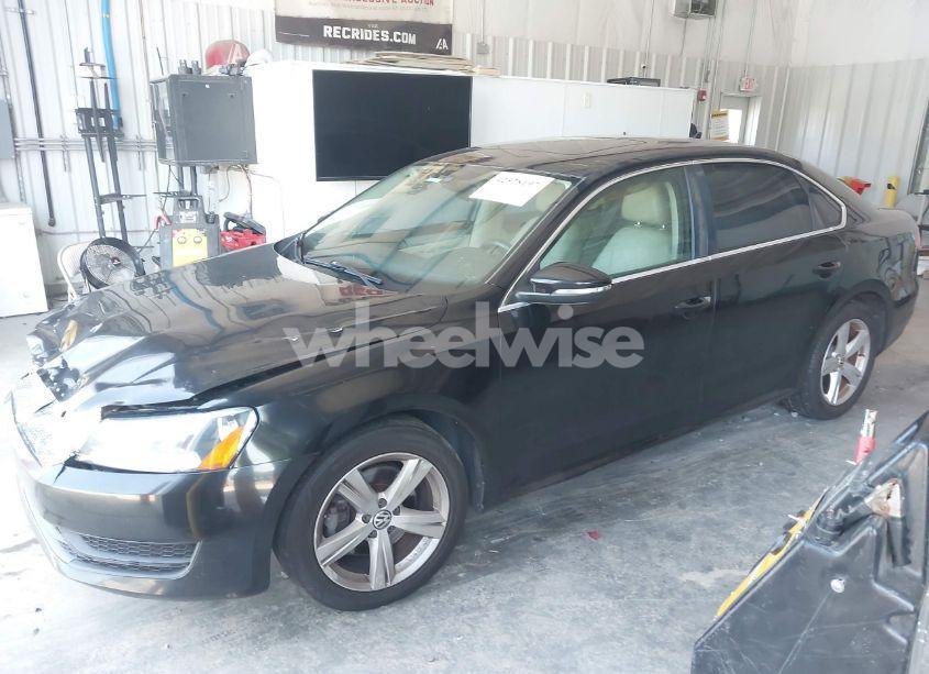Photo 2 of 2012 Volkswagen Passat 2.5L SE (VIN 1VWBP7A31CC049830)