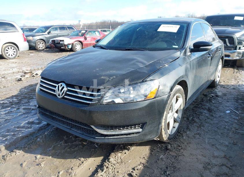 Photo 2 of 2012 Volkswagen Passat 2.5L SE (VIN 1VWBP7A31CC077742)