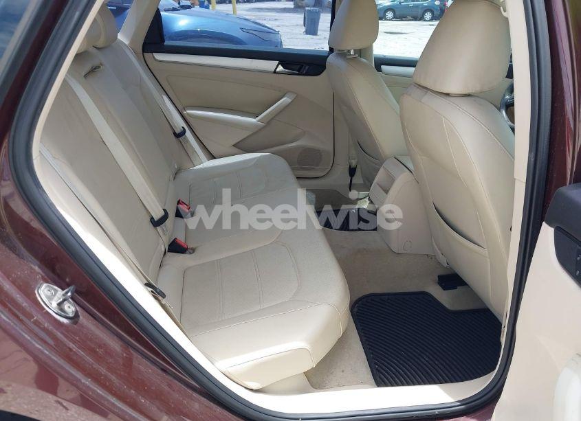 Photo 8 of 2012 Volkswagen Passat 2.5L SE (VIN 1VWBP7A31CC097246)