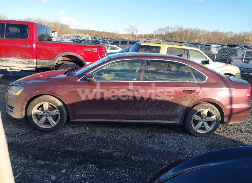 Photo 14 of 2013 Volkswagen Passat 2.5L SE (VIN 1VWBP7A31DC126908)