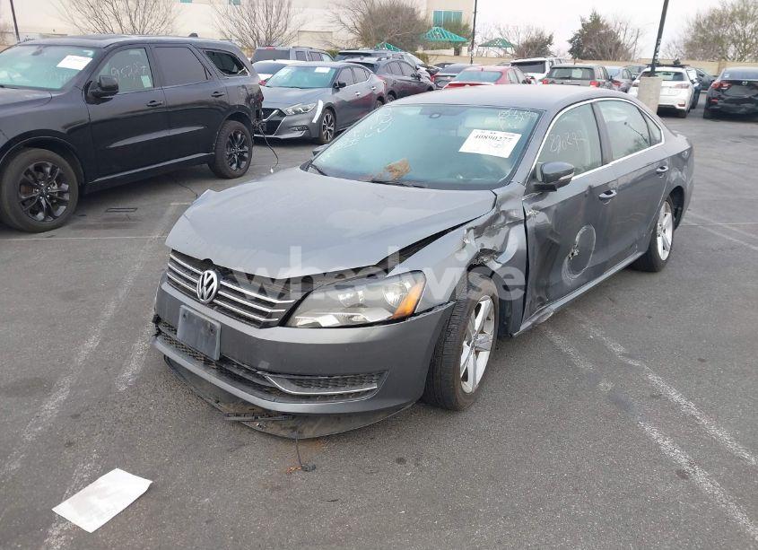 Photo 2 of 2013 Volkswagen Passat 2.5L SE (VIN 1VWBP7A31DC135527)