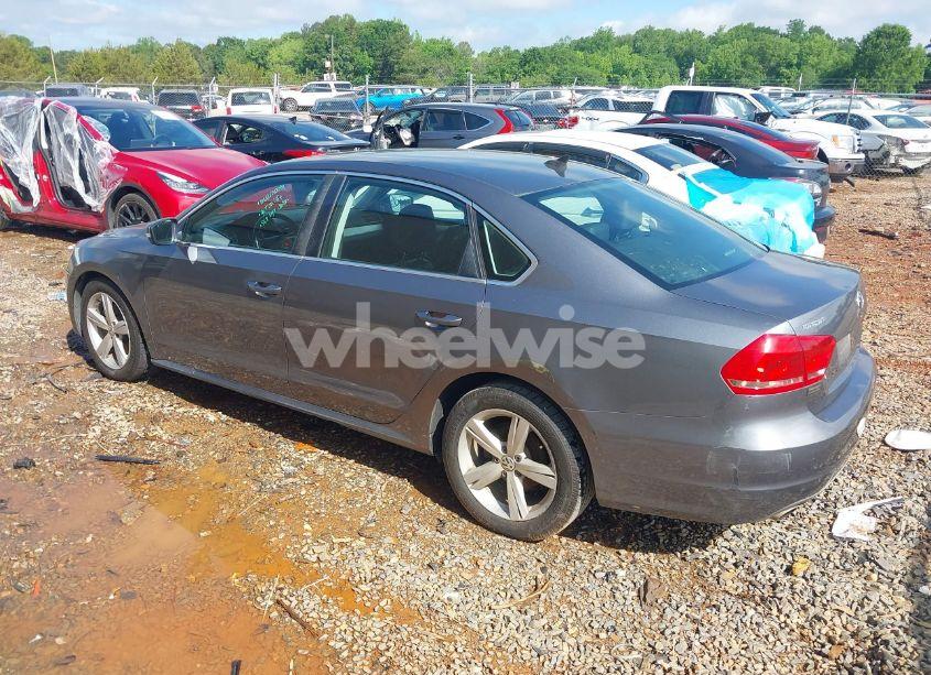 Photo 3 of 2013 Volkswagen Passat 2.5L SE (VIN 1VWBP7A31DC136760)