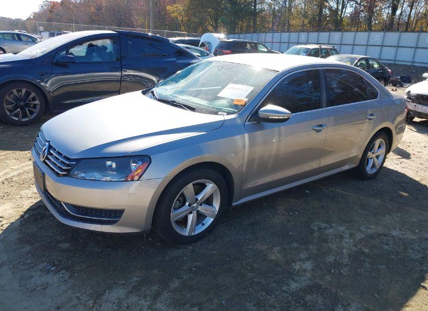 Photo 2 of 2012 Volkswagen Passat 2.5L SE (VIN 1VWBP7A33CC002847)