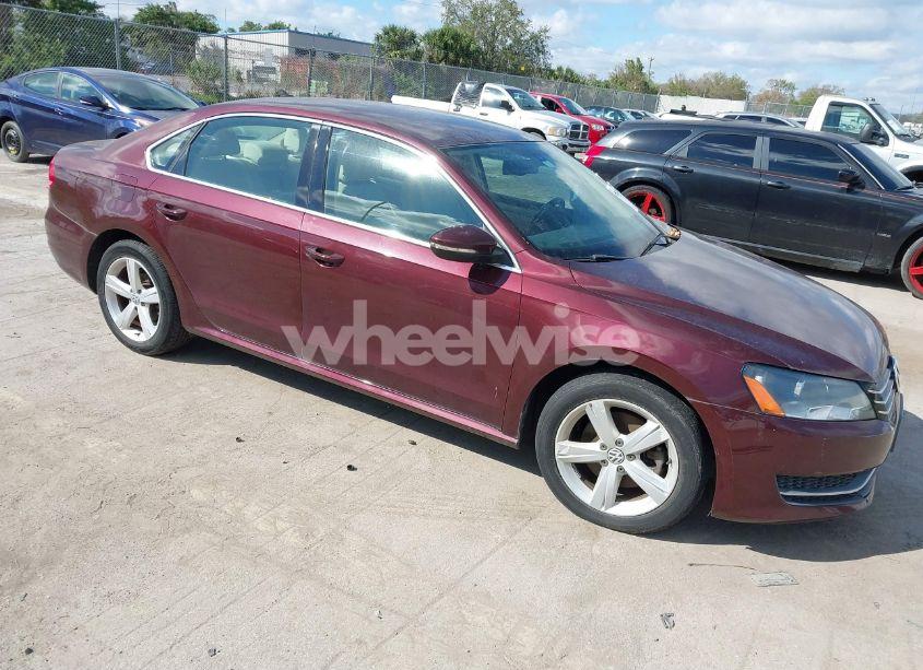 2012 Volkswagen Passat 2.5L SE (VIN 1VWBP7A33CC051322) main photo