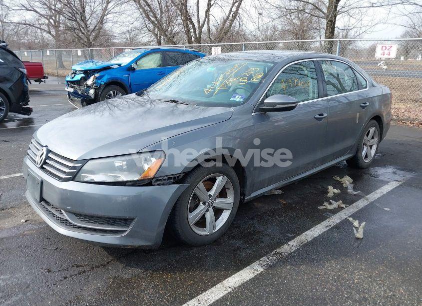 Photo 2 of 2012 Volkswagen Passat 2.5L SE (VIN 1VWBP7A33CC062899)