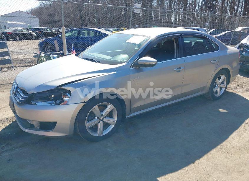 Photo 2 of 2012 Volkswagen Passat 2.5L SE (VIN 1VWBP7A33CC082053)
