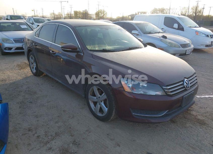 2012 Volkswagen Passat 2.5L SE (VIN 1VWBP7A33CC091500) main photo