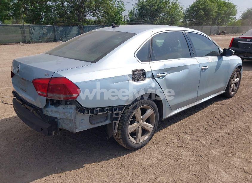 Photo 4 of 2012 Volkswagen Passat 2.5L SE (VIN 1VWBP7A34CC053418)
