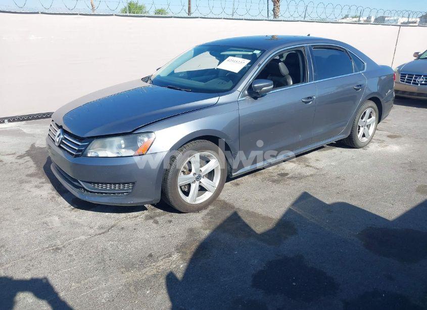 Photo 2 of 2013 Volkswagen Passat 2.5L SE (VIN 1VWBP7A34DC075453)