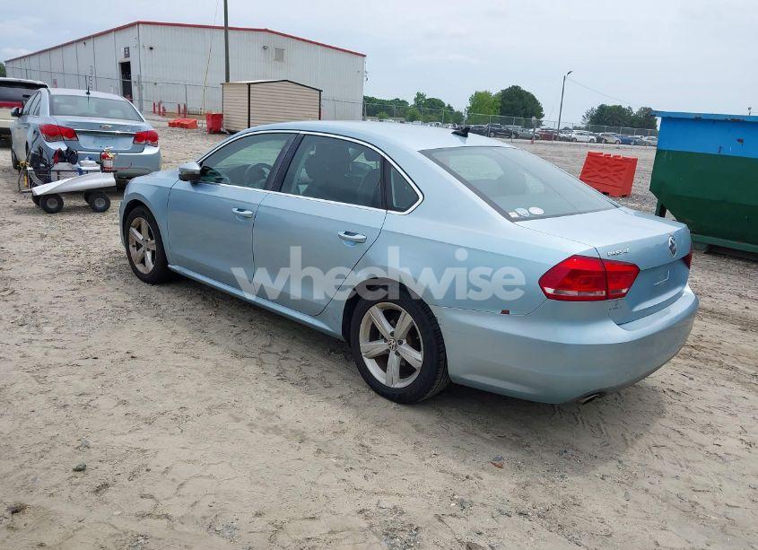 Photo 3 of 2012 Volkswagen Passat 2.5L SE (VIN 1VWBP7A35CC025482)