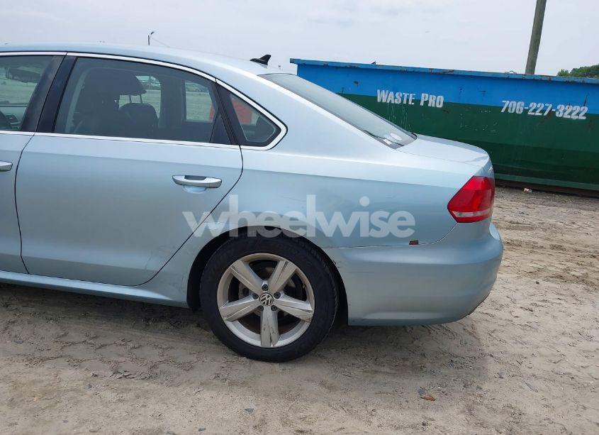 Photo 6 of 2012 Volkswagen Passat 2.5L SE (VIN 1VWBP7A35CC025482)