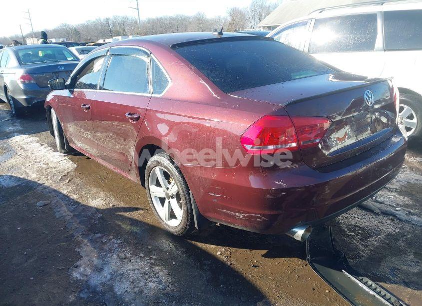 Photo 3 of 2013 Volkswagen Passat 2.5L SE (VIN 1VWBP7A35DC146224)