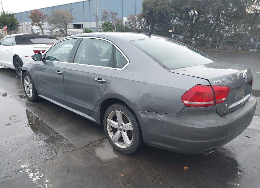 Photo 3 of 2012 Volkswagen Passat 2.5L SE (VIN 1VWBP7A36CC036779)