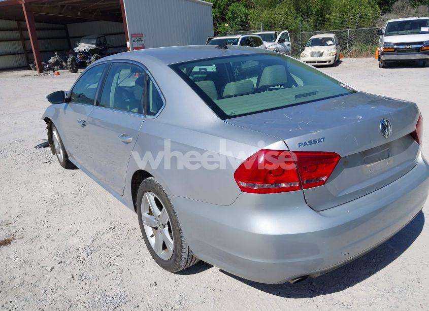 Photo 3 of 2012 Volkswagen Passat 2.5L SE (VIN 1VWBP7A36CC070205)