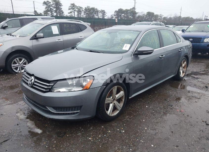 Photo 2 of 2012 Volkswagen Passat 2.5L SE (VIN 1VWBP7A38CC012001)