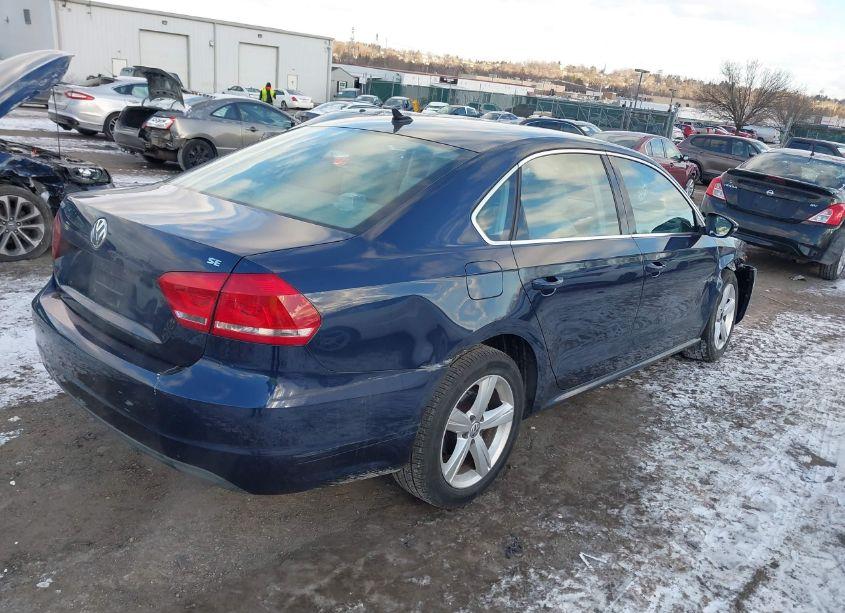 Photo 4 of 2012 Volkswagen Passat 2.5L SE (VIN 1VWBP7A38CL088124)