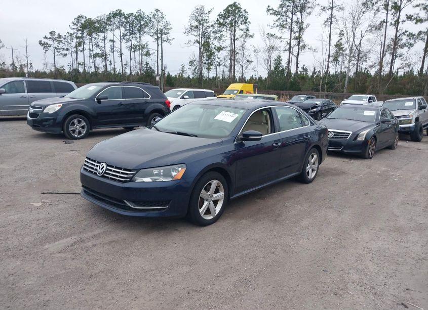 Photo 2 of 2013 Volkswagen Passat 2.5L SE (VIN 1VWBP7A38DC077951)