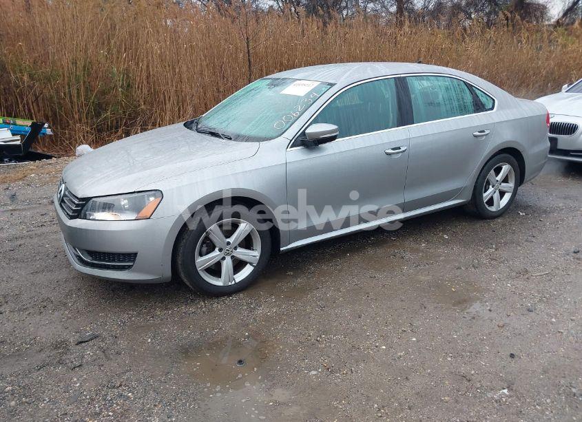 Photo 2 of 2014 Volkswagen Passat 2.5L SE (VIN 1VWBP7A38EC006234)