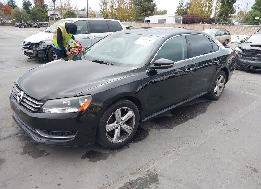 Photo 2 of 2012 Volkswagen Passat 2.5L SE (VIN 1VWBP7A39CC025730)