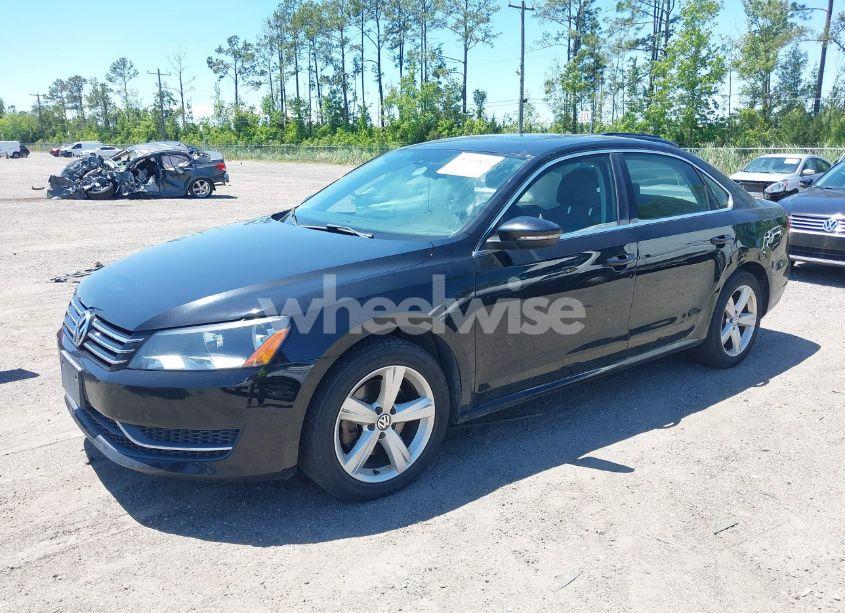 Photo 2 of 2012 Volkswagen Passat 2.5L SE (VIN 1VWBP7A39CC070425)