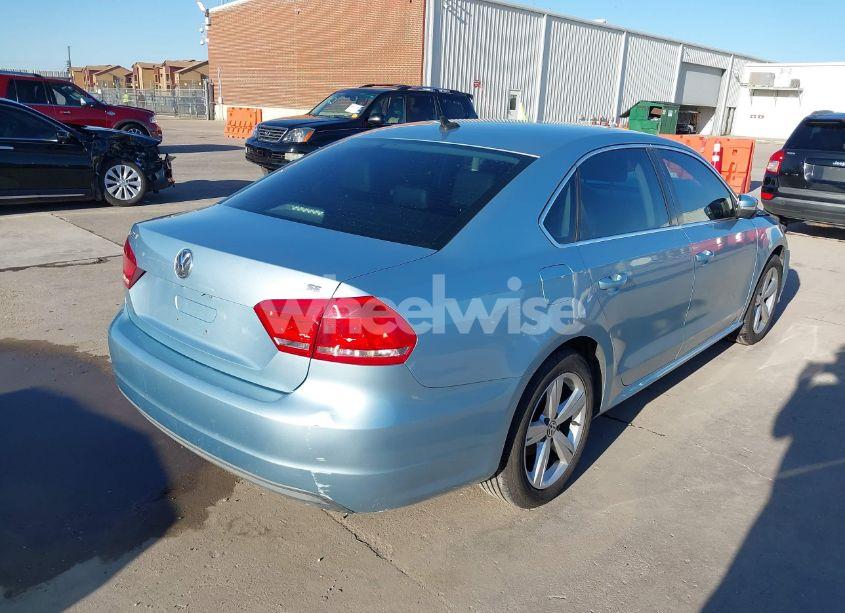 Photo 4 of 2012 Volkswagen Passat 2.5L SE (VIN 1VWBP7A39CC079951)