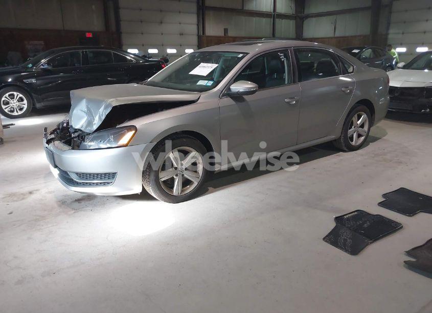 Photo 2 of 2012 Volkswagen Passat 2.5L SE (VIN 1VWBP7A39CC091582)