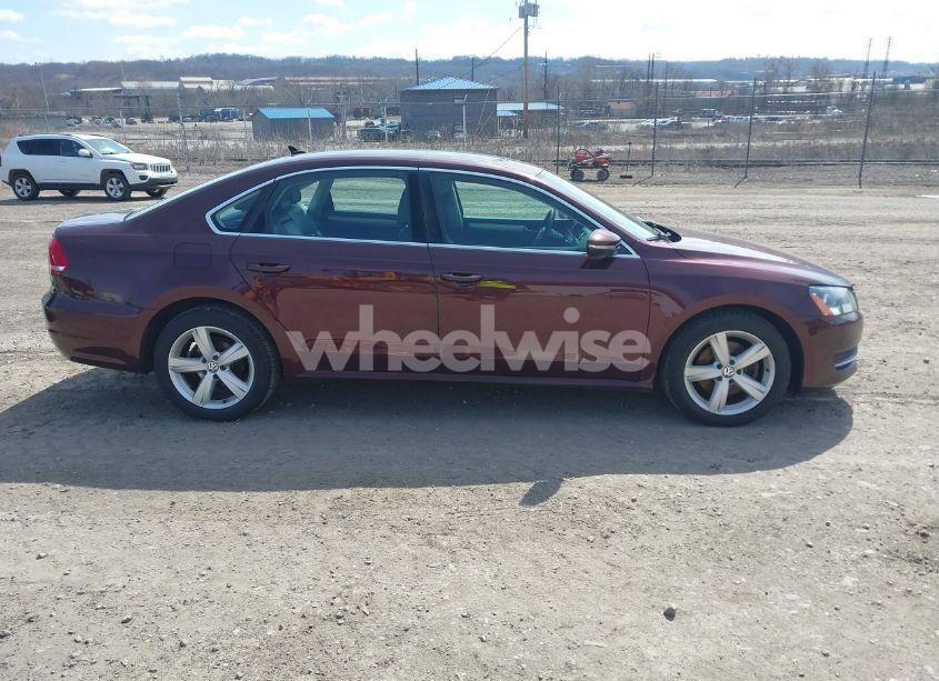 Photo 13 of 2012 Volkswagen Passat 2.5L SE (VIN 1VWBP7A3XCC054072)