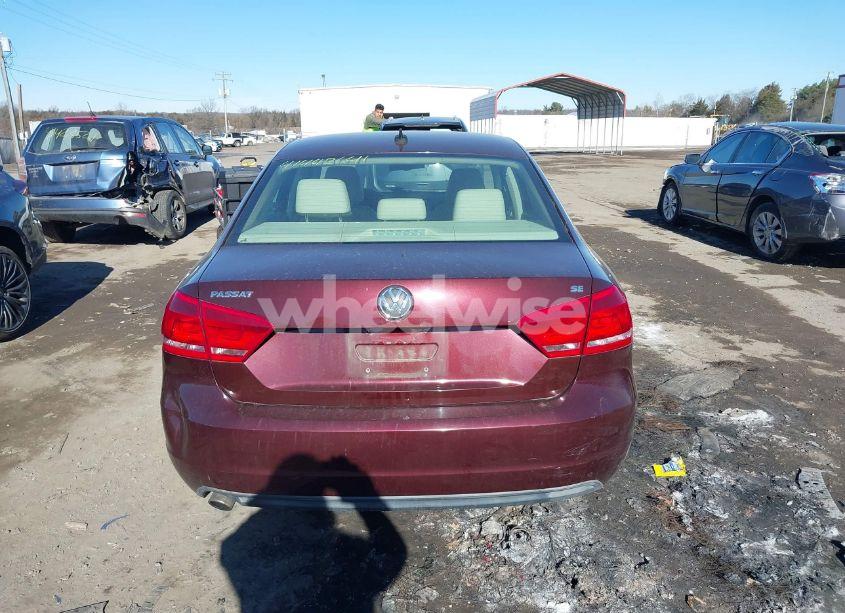 Photo 16 of 2013 Volkswagen Passat 2.5L SE (VIN 1VWBP7A3XDC124106)