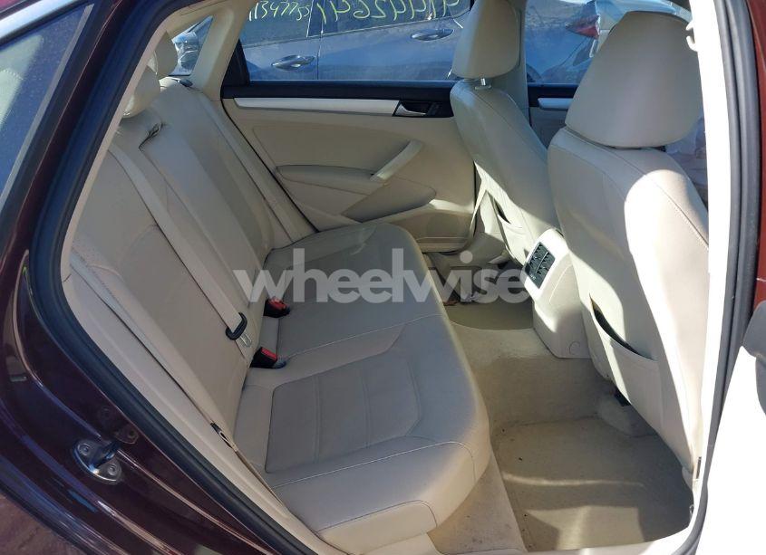 Photo 8 of 2013 Volkswagen Passat 2.5L SE (VIN 1VWBP7A3XDC124106)