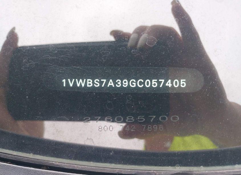 Photo 9 of 2016 Volkswagen Passat 1.8T SE (VIN 1VWBS7A39GC057405)